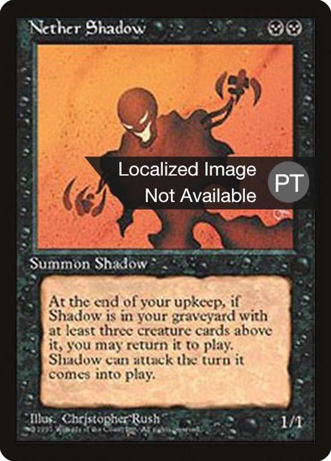 Nether Shadow [Fourth Edition (Foreign Black Border)] | Galaxy Games LLC