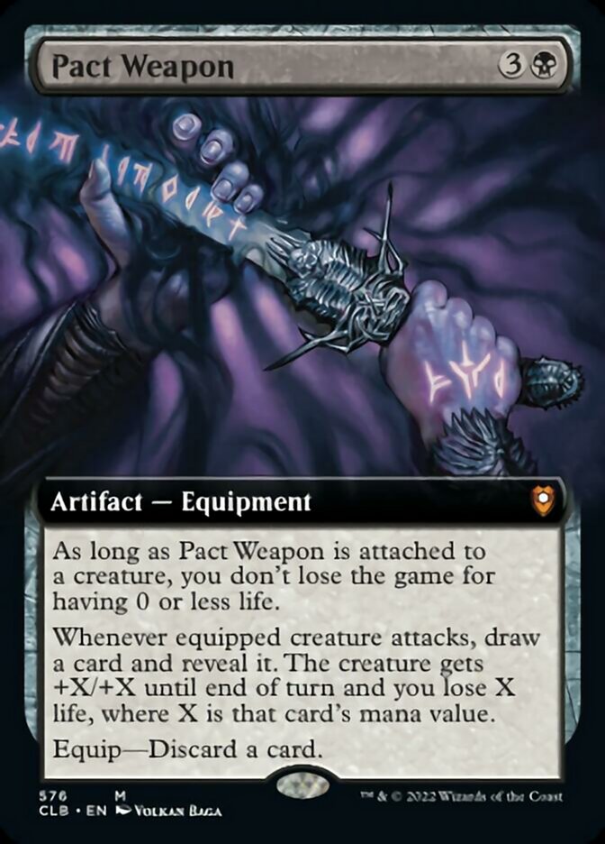 Pact Weapon (Extended Art) [Commander Legends: Battle for Baldur's Gate] | Galaxy Games LLC