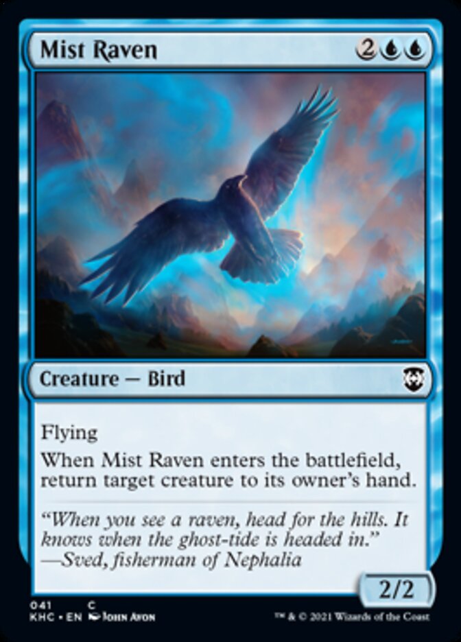 Mist Raven [Kaldheim Commander] | Galaxy Games LLC