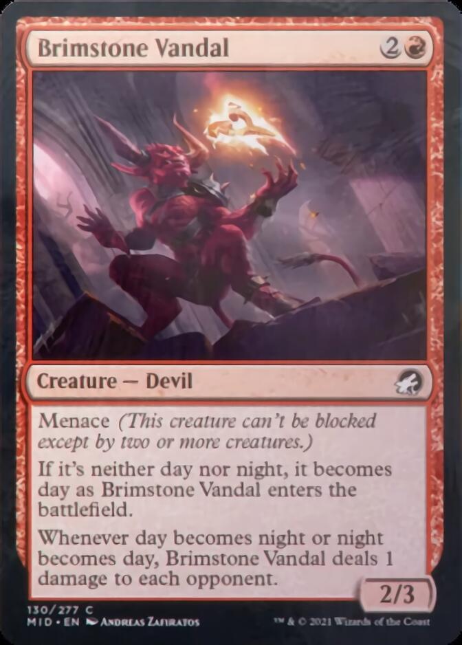 Brimstone Vandal [Innistrad: Midnight Hunt] | Galaxy Games LLC