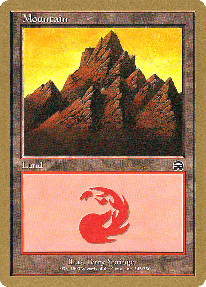 Mountain (jt343) (Jan Tomcani) (MMQ) [World Championship Decks 2001] | Galaxy Games LLC