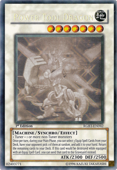 Power Tool Dragon [RGBT-EN042] Ultimate Rare | Galaxy Games LLC