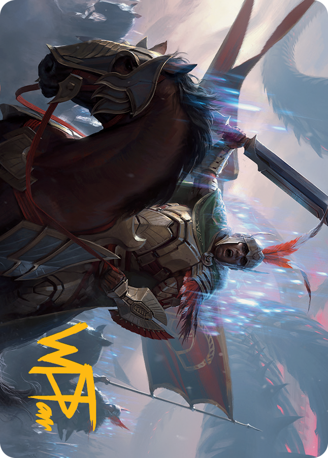 Marshal of Zhalfir Art Card (Gold-Stamped Signature) [March of the Machine Art Series] | Galaxy Games LLC