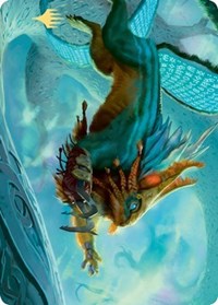 Toski, Bearer of Secrets Art Card (Gold-Stamped Signature) [Kaldheim Art Series] | Galaxy Games LLC