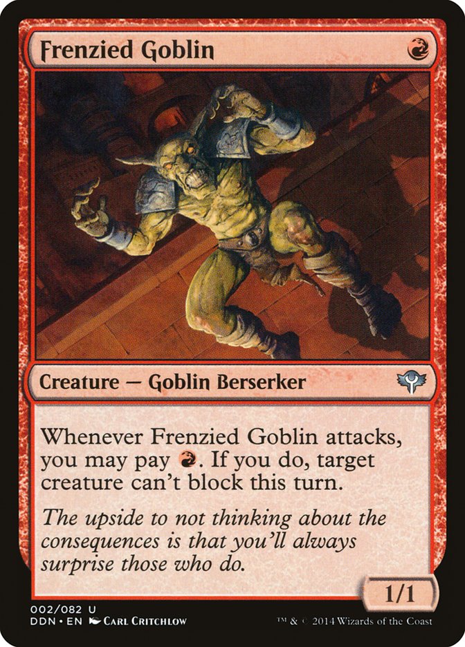 Frenzied Goblin [Duel Decks: Speed vs. Cunning] | Galaxy Games LLC
