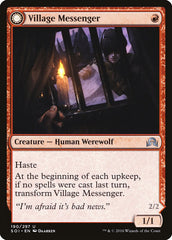 Village Messenger // Moonrise Intruder [Shadows over Innistrad] | Galaxy Games LLC