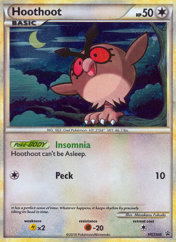 Hoothoot (HGSS05) [HeartGold & SoulSilver: Black Star Promos] | Galaxy Games LLC