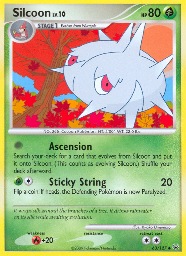 Silcoon (63/127) [Platinum: Base Set] | Galaxy Games LLC