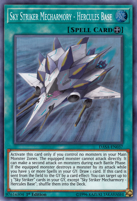 Sky Striker Mecharmory - Hercules Base [DASA-EN037] Super Rare | Galaxy Games LLC