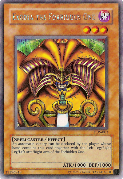 Exodia the Forbidden One (Dark Duel Stories) [DDS-003] Secret Rare | Galaxy Games LLC