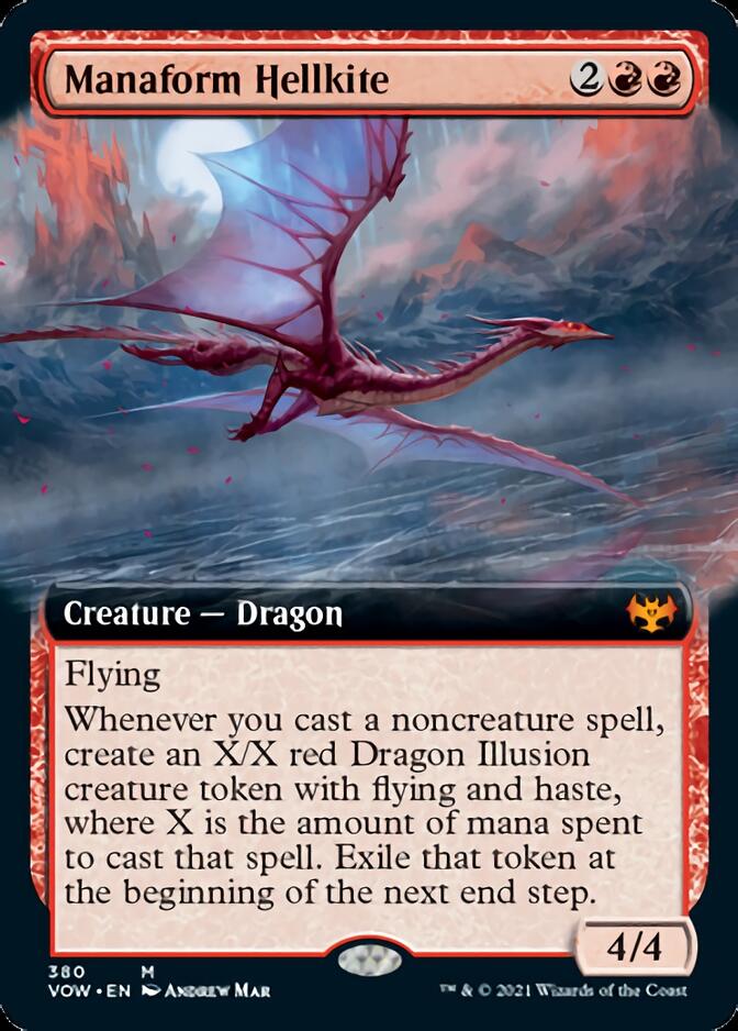 Manaform Hellkite (Extended Art) [Innistrad: Crimson Vow] | Galaxy Games LLC