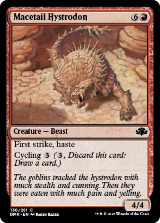 Macetail Hystrodon [Dominaria Remastered] | Galaxy Games LLC