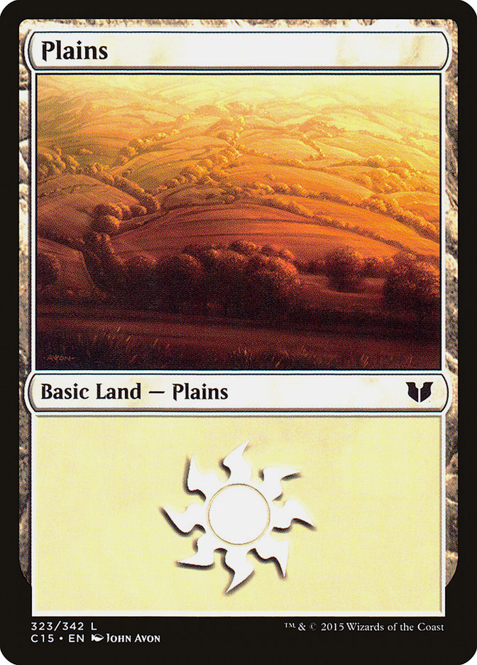 Plains (323) [Commander 2015] | Galaxy Games LLC