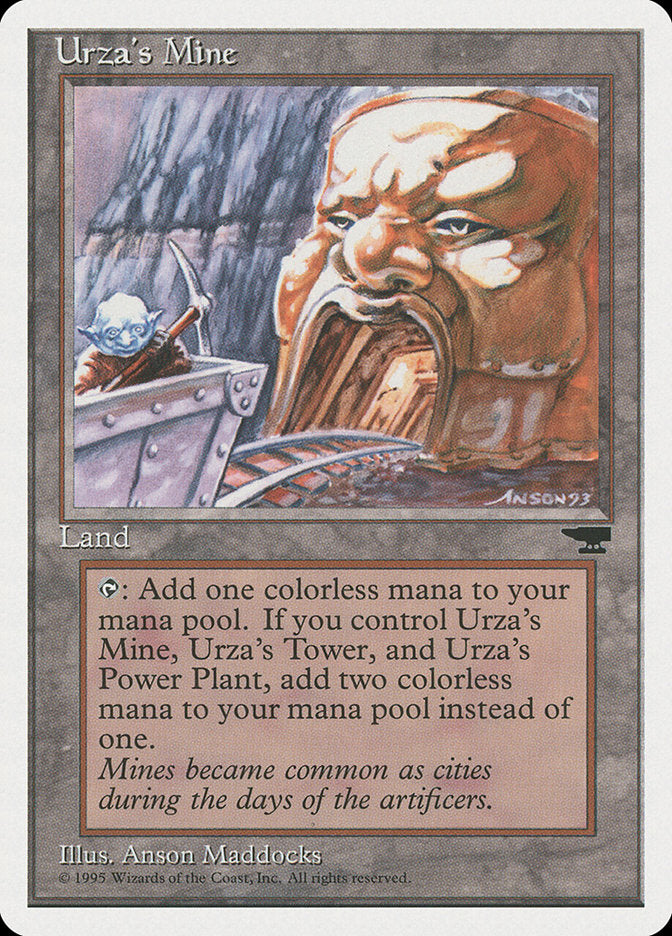 Urza's Mine (Mine Cart Entering Mouth) [Chronicles] | Galaxy Games LLC