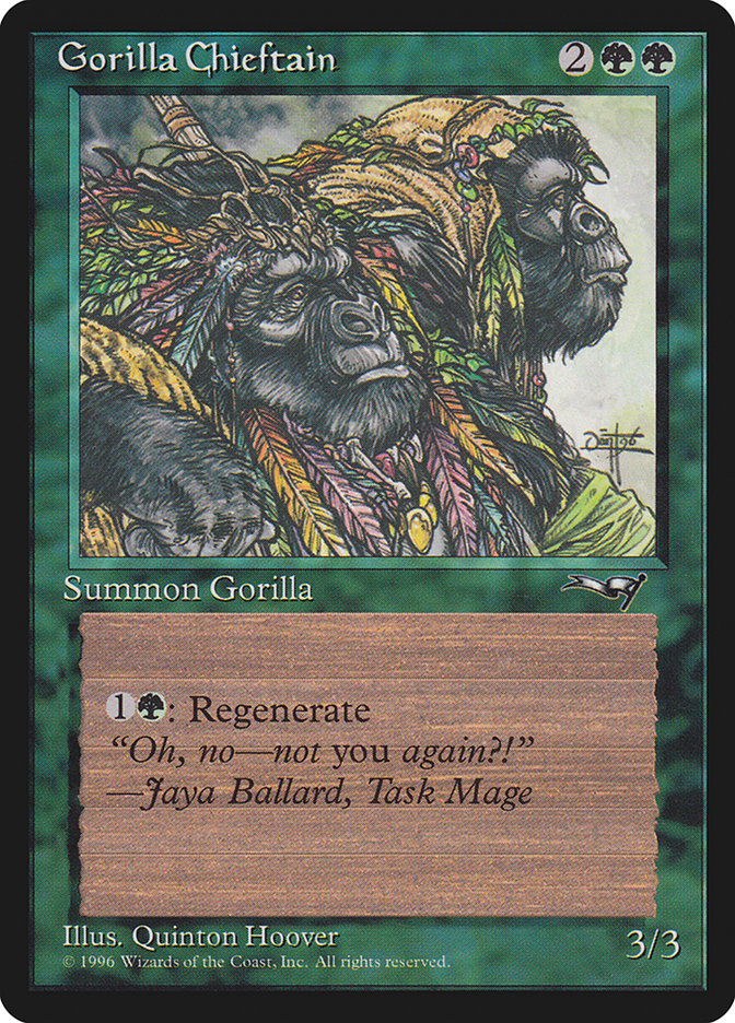 Gorilla Chieftain (Two Gorilla Art) [Alliances] | Galaxy Games LLC