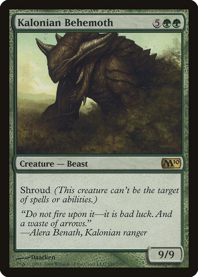 Kalonian Behemoth [Magic 2010] | Galaxy Games LLC