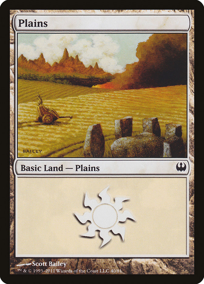Plains (40) [Duel Decks: Knights vs. Dragons] | Galaxy Games LLC