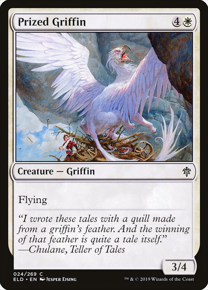 Prized Griffin [Throne of Eldraine] | Galaxy Games LLC