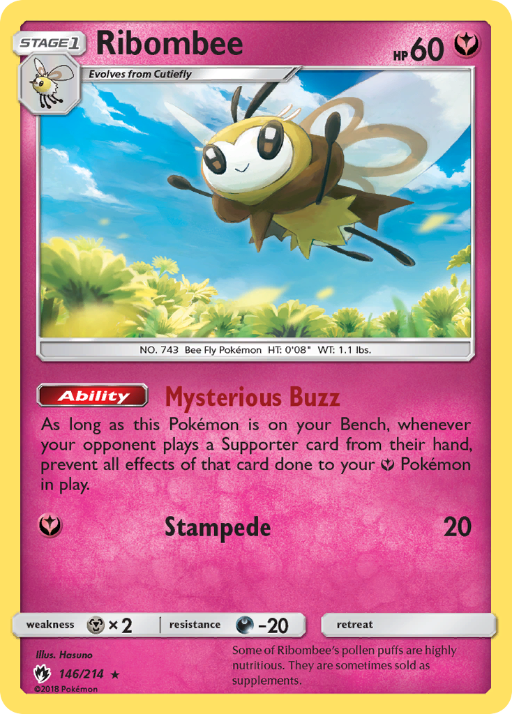 Ribombee (146/214) [Sun & Moon: Lost Thunder] | Galaxy Games LLC