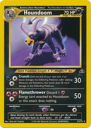 Houndoom (23/75) [Neo Discovery Unlimited] | Galaxy Games LLC