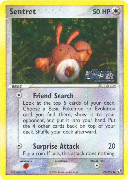 Sentret (75/109) (Stamped) [EX: Team Rocket Returns] | Galaxy Games LLC