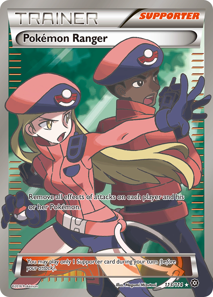 Pokemon Ranger (113/114) [XY: Steam Siege] | Galaxy Games LLC