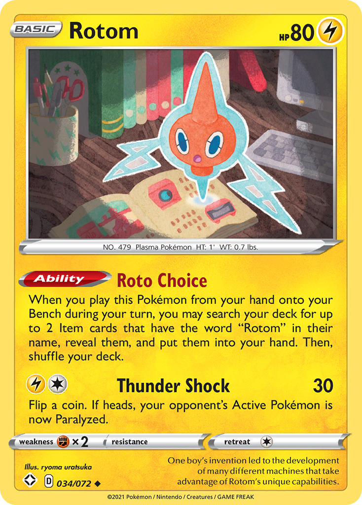 Rotom (034/072) [Sword & Shield: Shining Fates] | Galaxy Games LLC