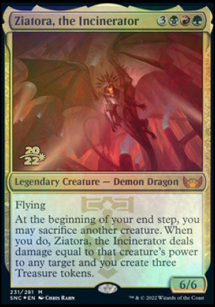 Ziatora, the Incinerator [Streets of New Capenna Prerelease Promos] | Galaxy Games LLC