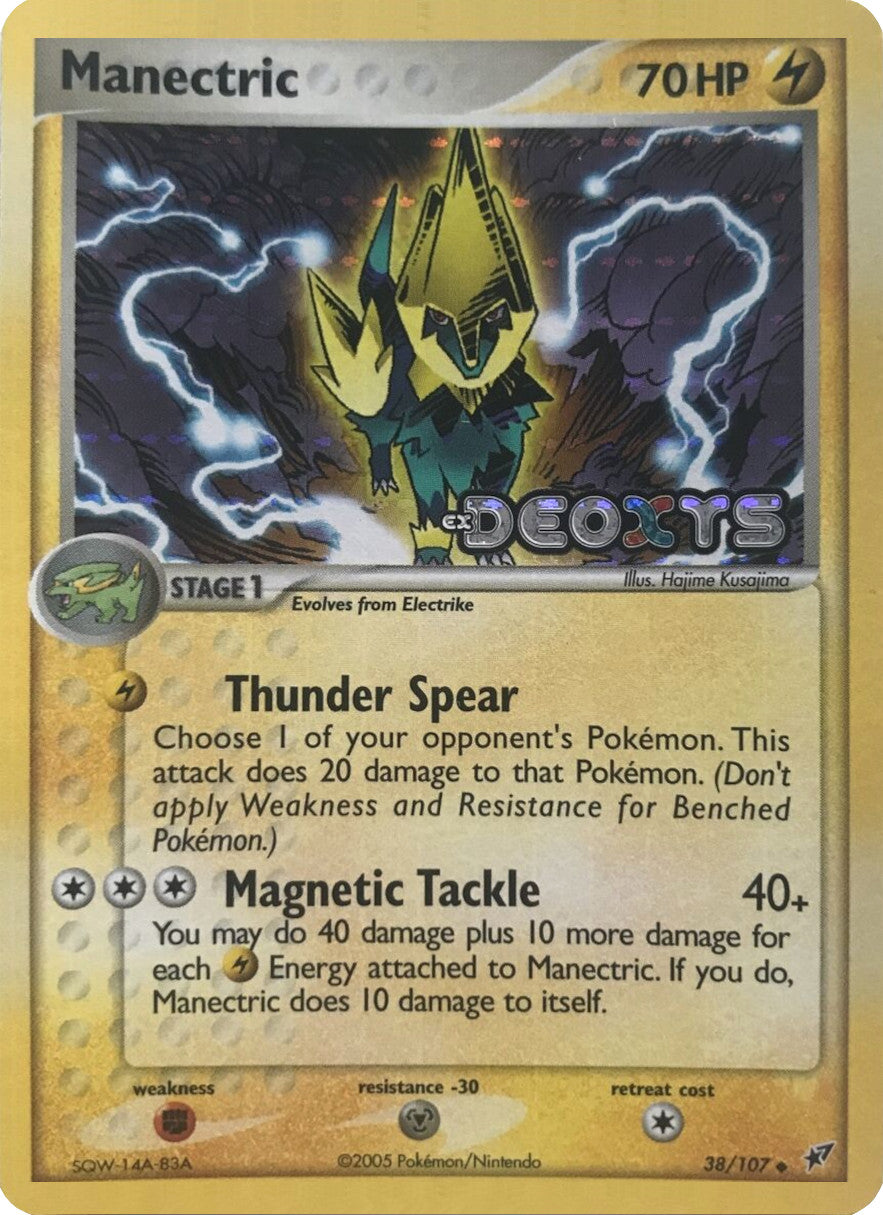 Manectric (38/107) (Stamped) [EX: Deoxys] | Galaxy Games LLC