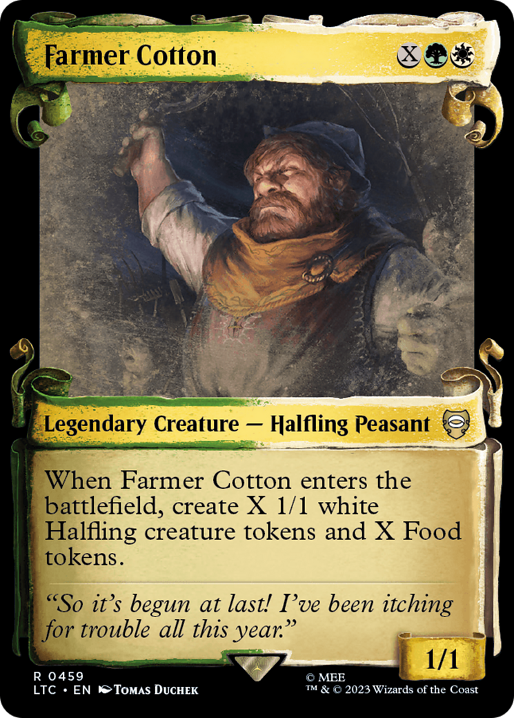 Farmer Cotton [The Lord of the Rings: Tales of Middle-Earth Commander Showcase Scrolls] | Galaxy Games LLC