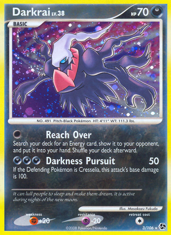 Darkrai (3/106) [Diamond & Pearl: Great Encounters] | Galaxy Games LLC