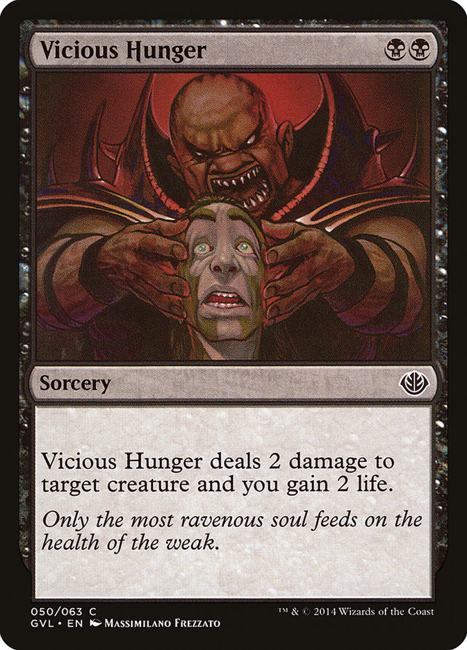 Vicious Hunger (Garruk vs. Liliana) [Duel Decks Anthology] | Galaxy Games LLC