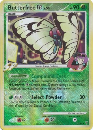 Butterfree FB LV.50 (17/147) (League Promo) [Platinum: Supreme Victors] | Galaxy Games LLC