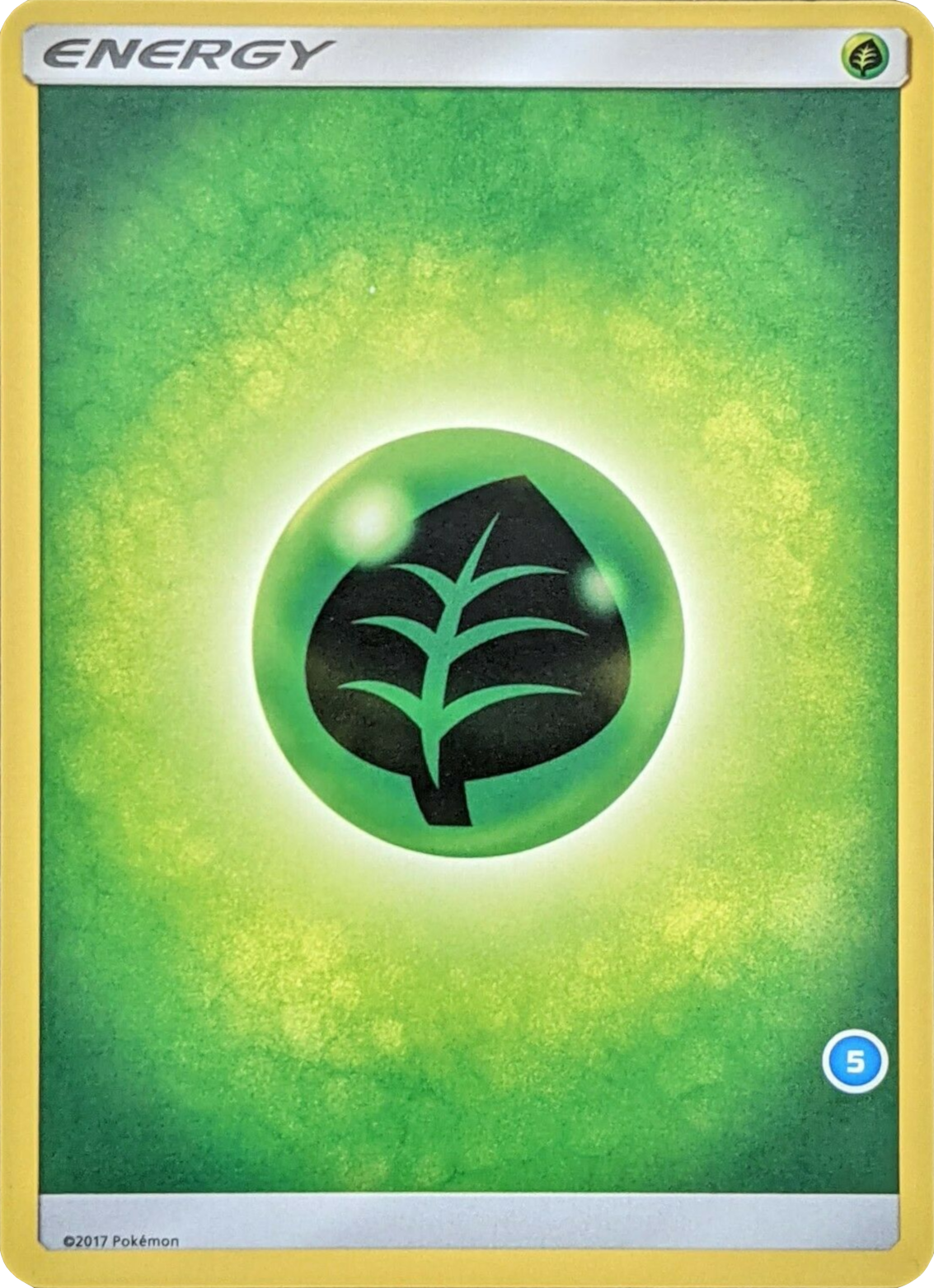 Grass Energy (Deck Exclusive #5) [Sun & Moon: Trainer Kit - Alolan Ninetales] | Galaxy Games LLC