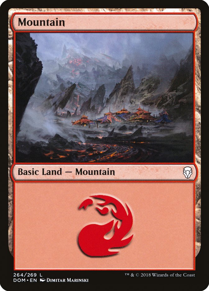 Mountain (264) [Dominaria] | Galaxy Games LLC