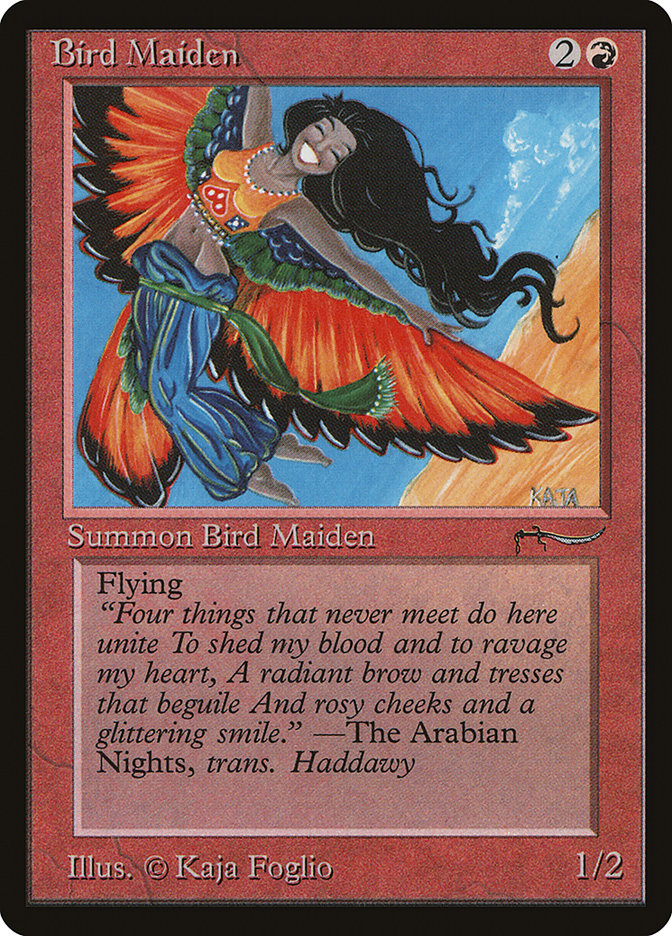 Bird Maiden (Light Mana Cost) [Arabian Nights] | Galaxy Games LLC