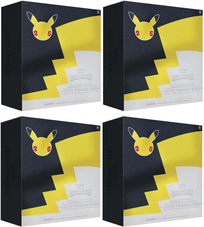 Celebrations: 25th Anniversary - Elite Trainer Box Case (Pokemon Center Exclusive) | Galaxy Games LLC