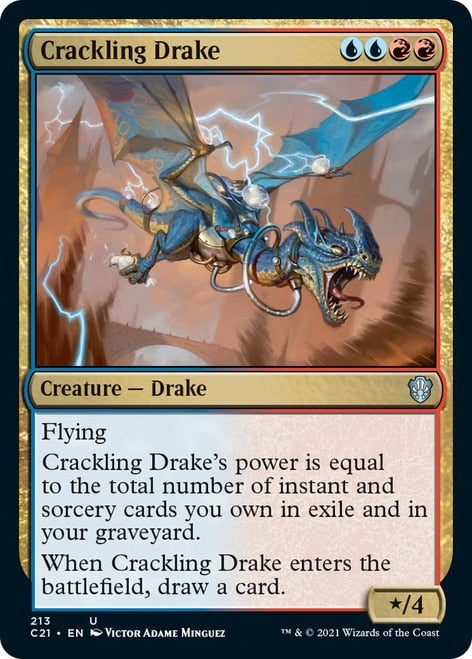 Crackling Drake [Commander 2021] | Galaxy Games LLC