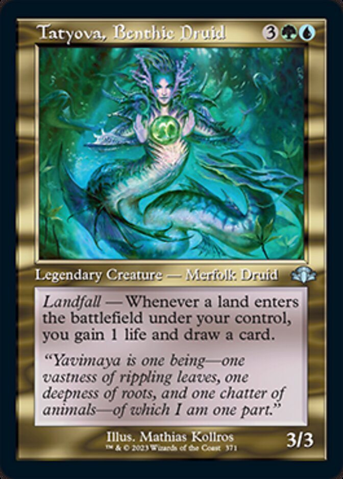 Tatyova, Benthic Druid (Retro) [Dominaria Remastered] | Galaxy Games LLC