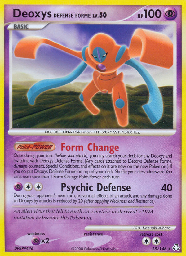 Deoxys Defense Forme (25/146) [Diamond & Pearl: Legends Awakened] | Galaxy Games LLC