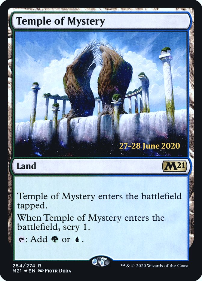 Temple of Mystery [Core Set 2021 Prerelease Promos] | Galaxy Games LLC