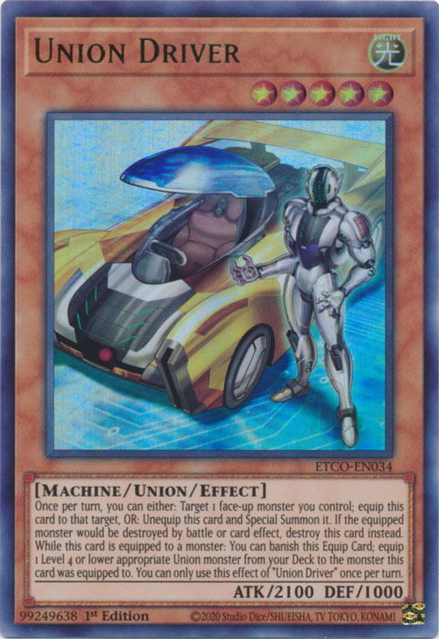 Union Driver [ETCO-EN034] Ultra Rare | Galaxy Games LLC