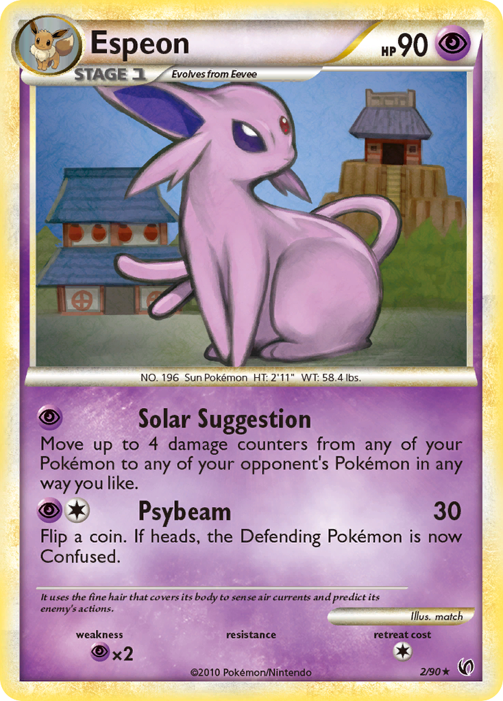 Espeon (2/90) [HeartGold & SoulSilver: Undaunted] | Galaxy Games LLC