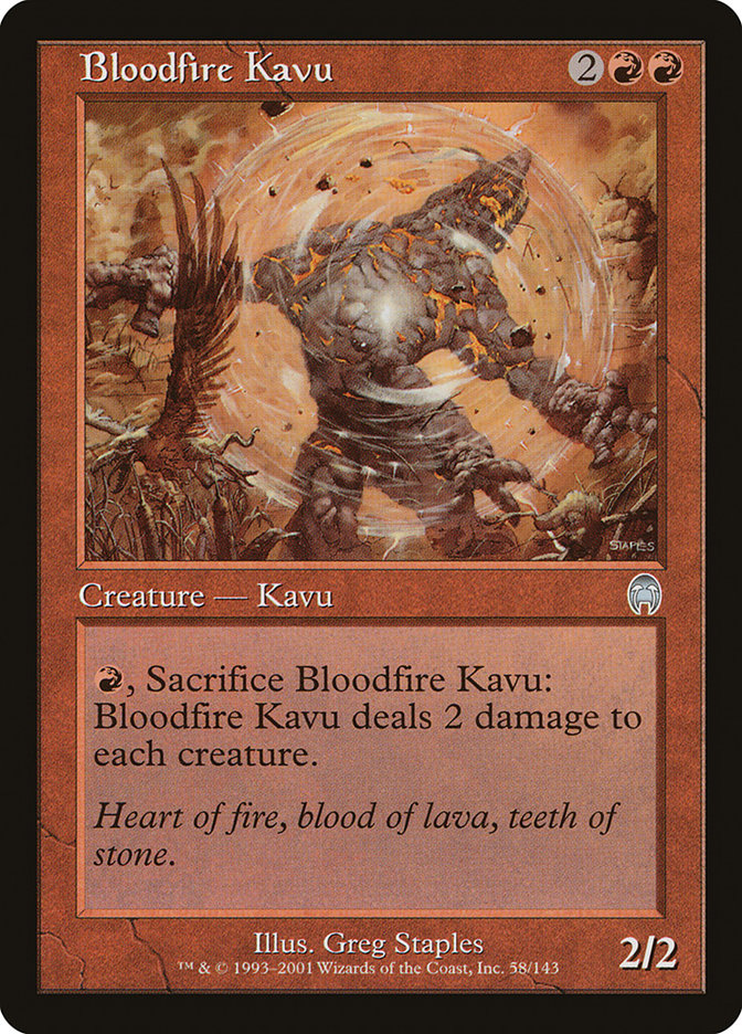 Bloodfire Kavu [Apocalypse] | Galaxy Games LLC