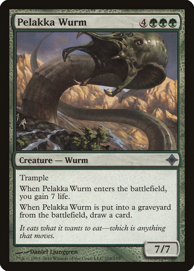 Pelakka Wurm [Rise of the Eldrazi] | Galaxy Games LLC