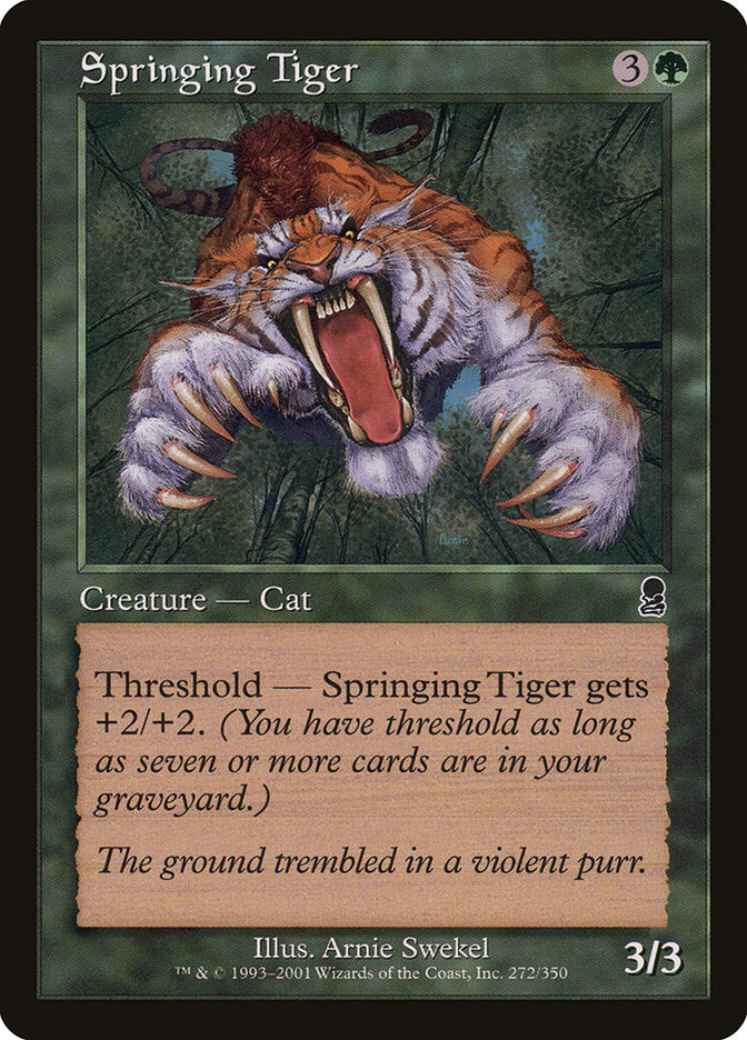 Springing Tiger [Odyssey] | Galaxy Games LLC