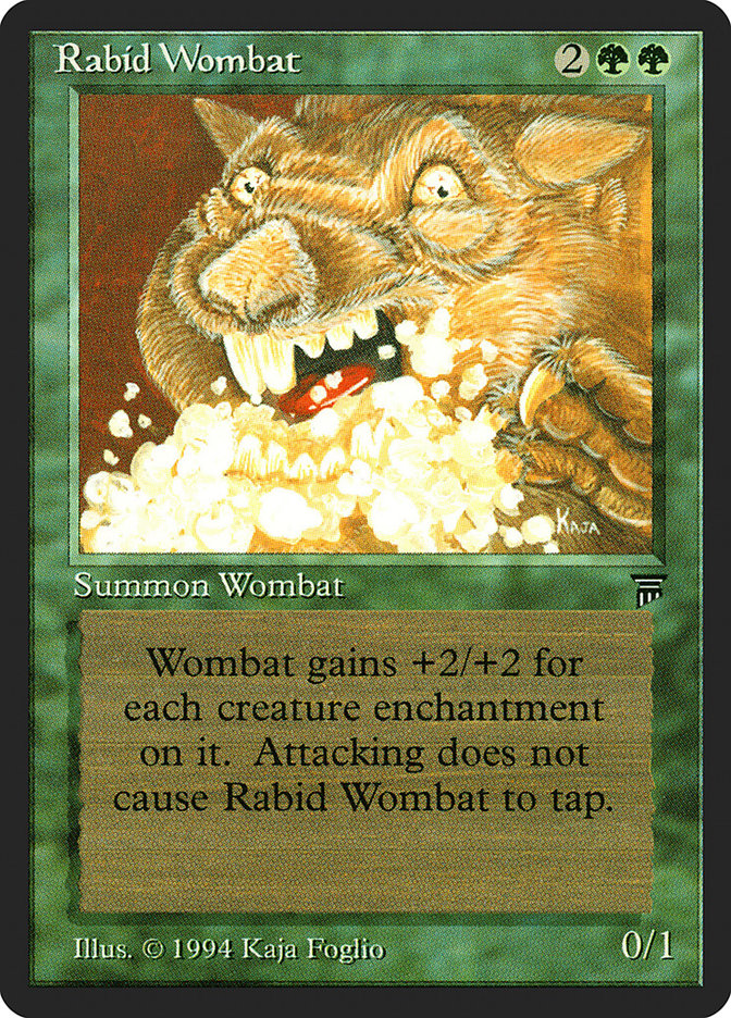 Rabid Wombat [Legends] | Galaxy Games LLC