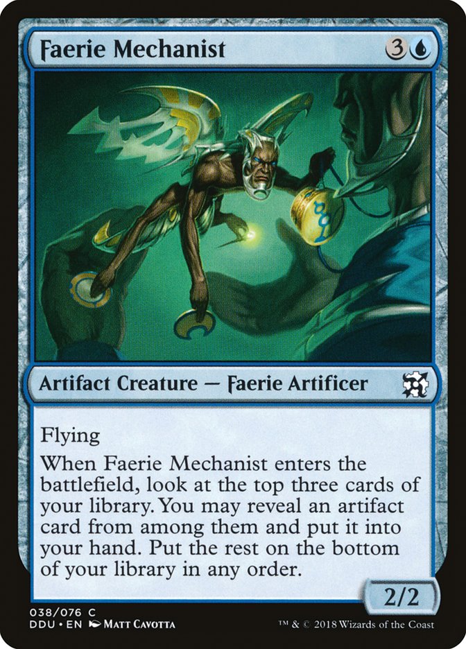 Faerie Mechanist [Duel Decks: Elves vs. Inventors] | Galaxy Games LLC