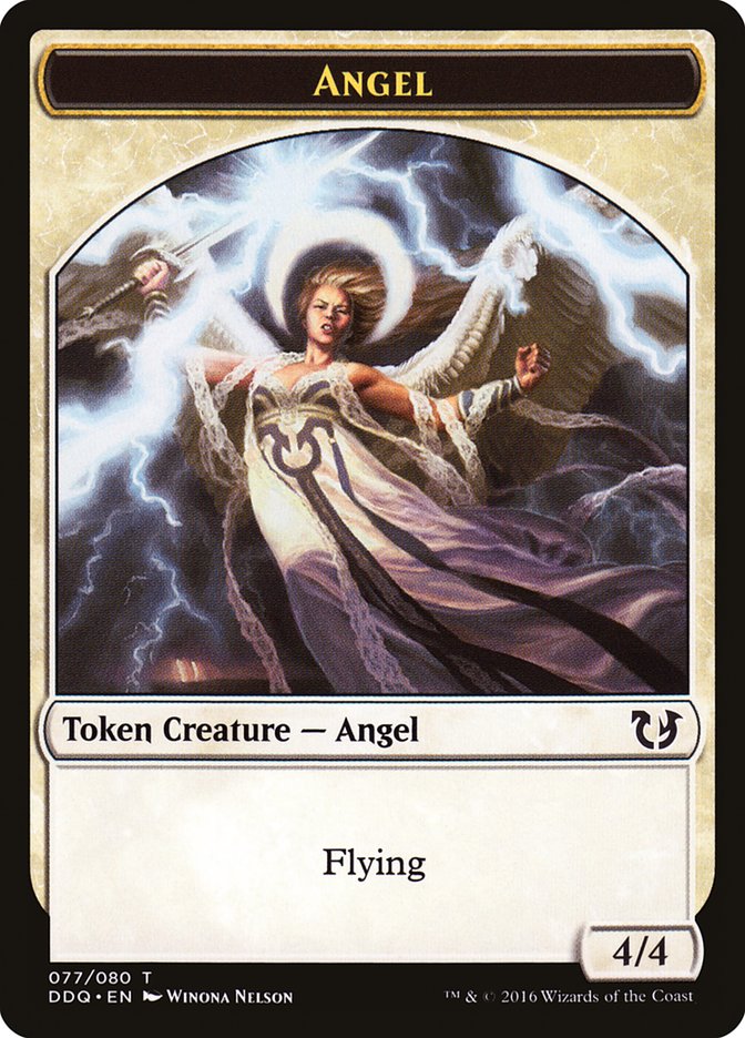 Angel Token [Duel Decks: Blessed vs. Cursed] | Galaxy Games LLC