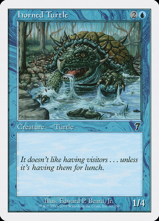 Horned Turtle [Seventh Edition] | Galaxy Games LLC